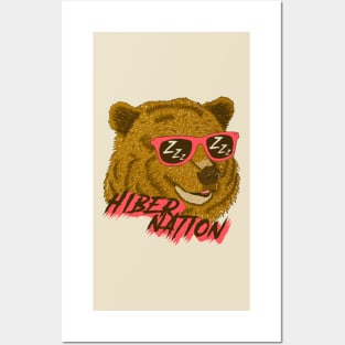 Hibernate Rave Bear Posters and Art